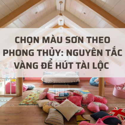 Chọn màu sơn theo phong thủy